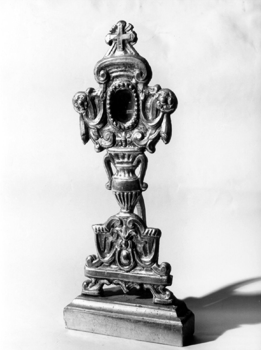 reliquiario - a ostensorio, opera isolata - bottega umbra (sec. XIX)