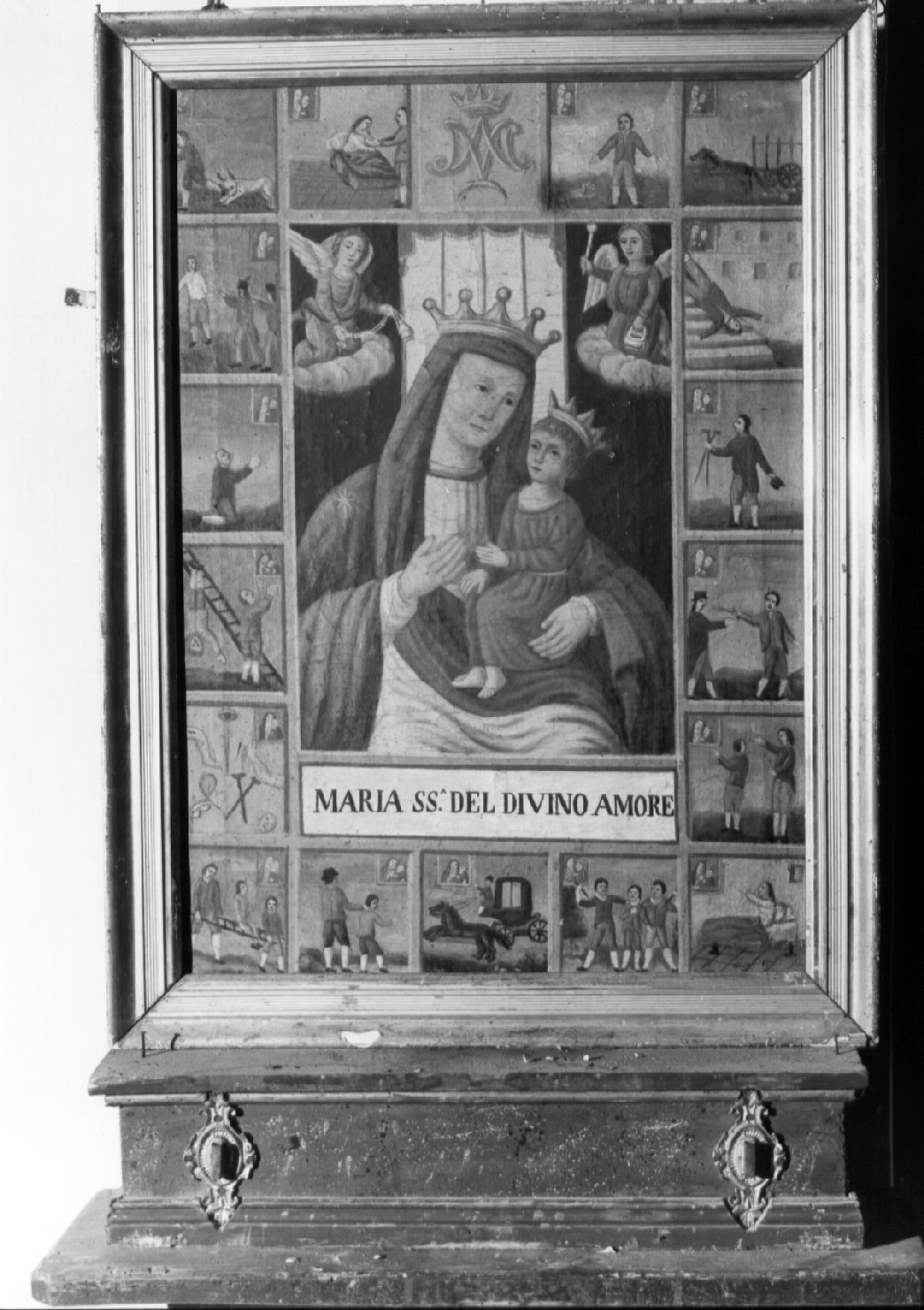 Madonna Santissima del Divo Amore, Madonna con Bambino (ex voto, opera isolata) - ambito umbro (seconda metà sec. XIX)