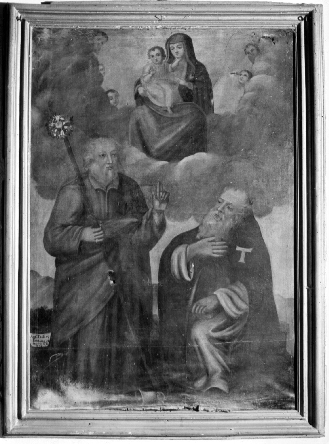 Madonna con Bambino e Santi (dipinto, opera isolata) - ambito umbro (sec. XVIII)