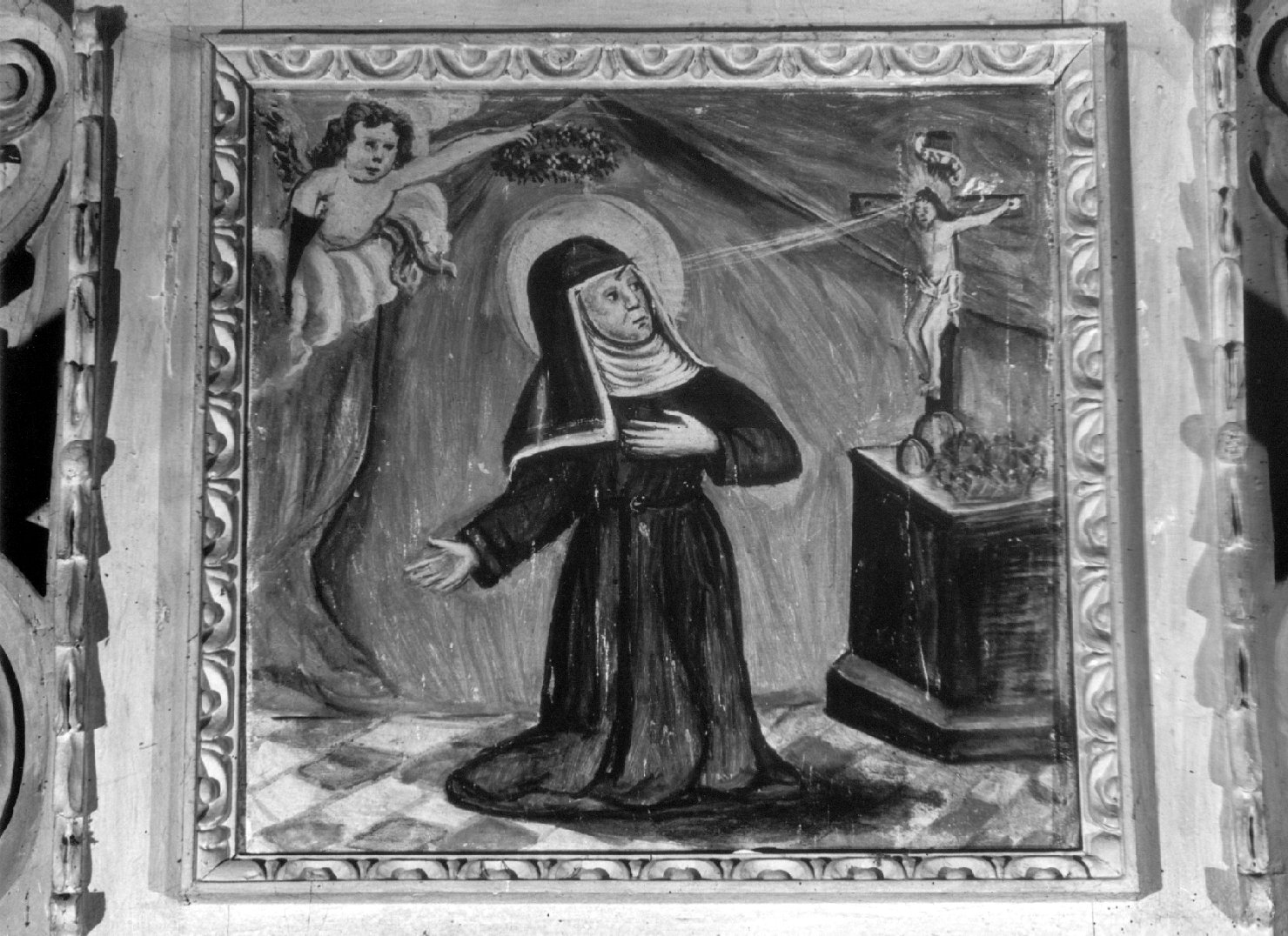 Santa Rita da Cascia (dipinto, elemento d'insieme) - ambito umbro (terzo quarto sec. XVIII)