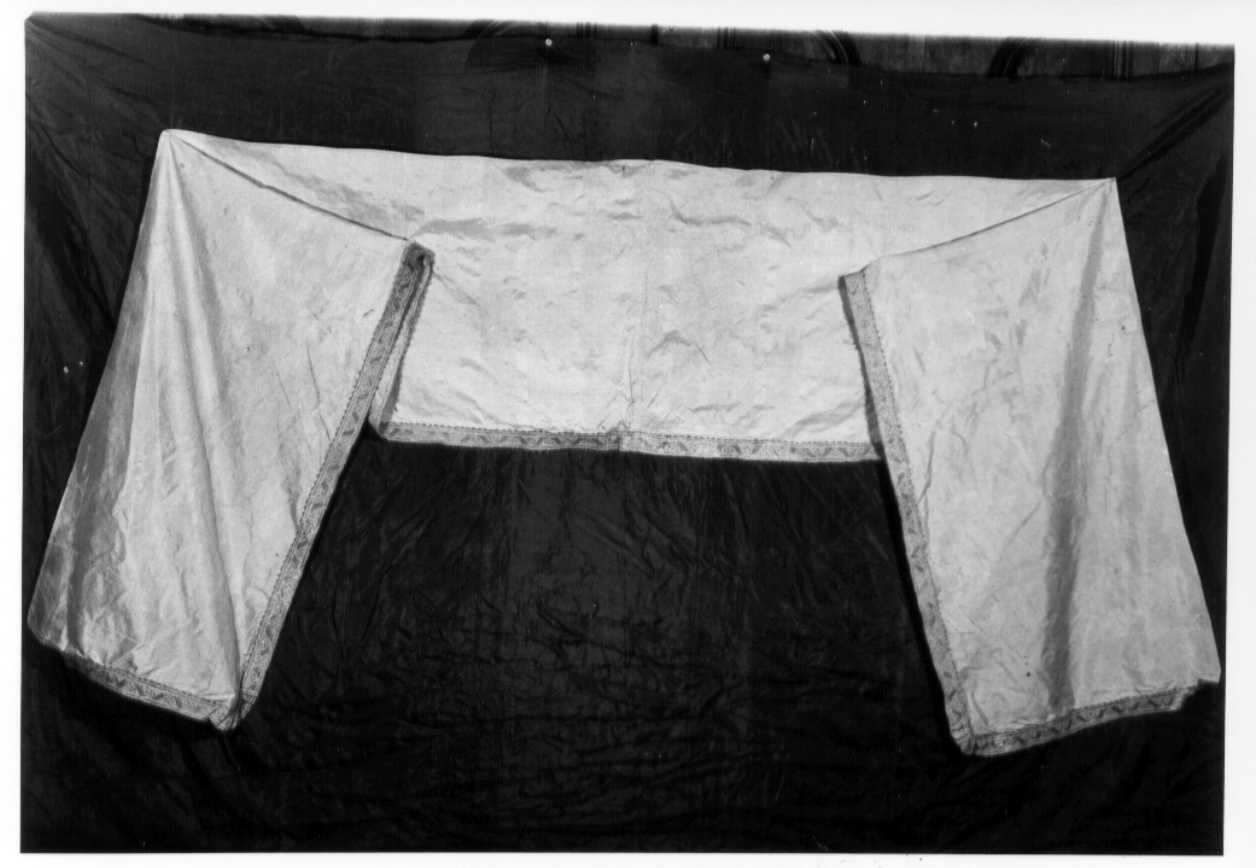 velo omerale, opera isolata - manifattura Italia centrale (sec. XIX)