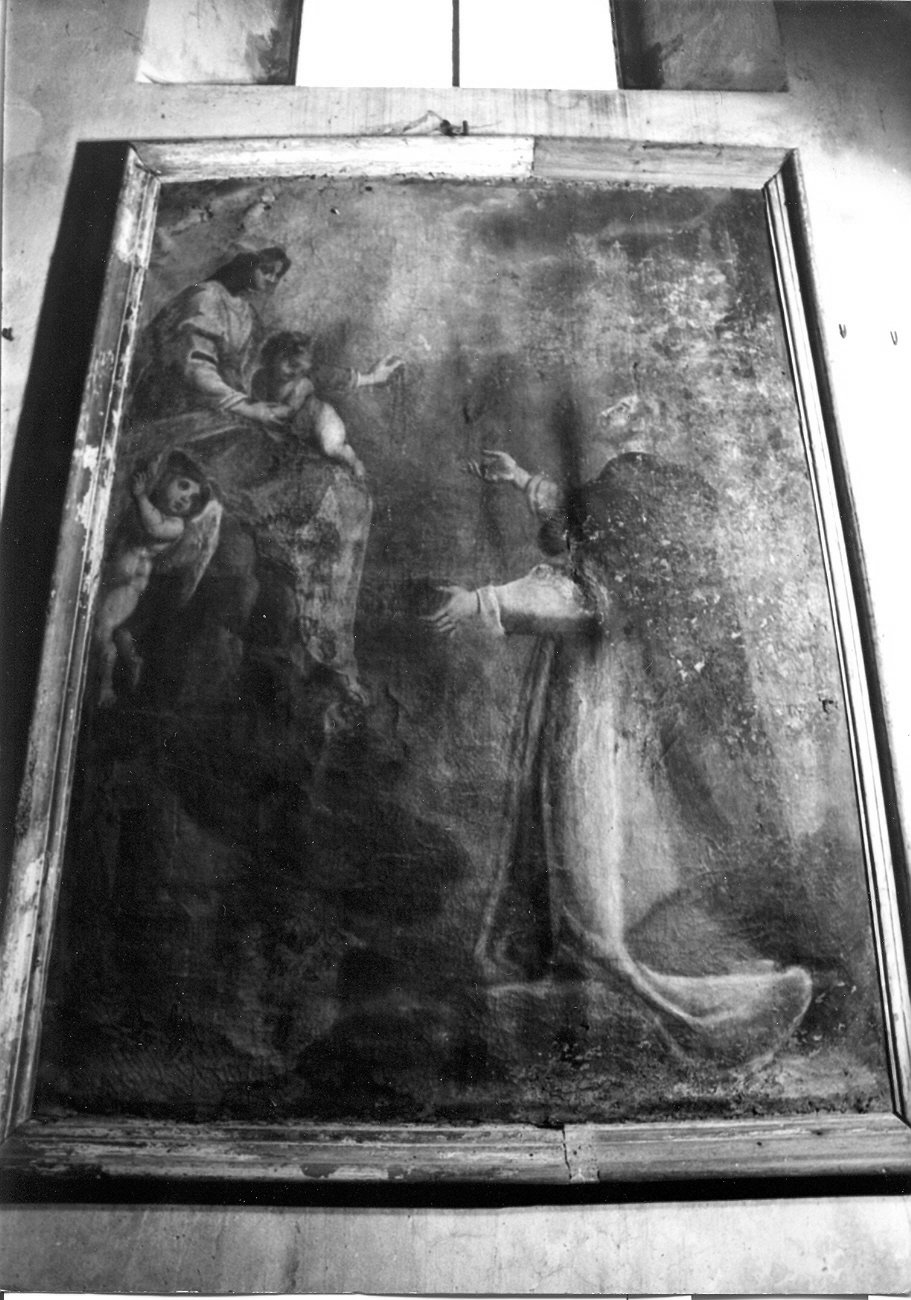 Madonna con Bambino (dipinto, opera isolata) - ambito Italia centrale (fine sec. XVII)