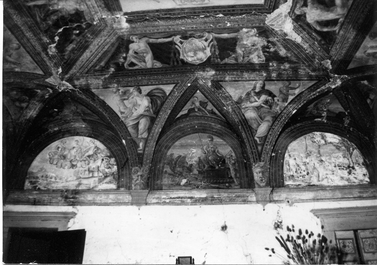 soffitto, complesso decorativo - ambito Italia centrale (fine sec. XVI)
