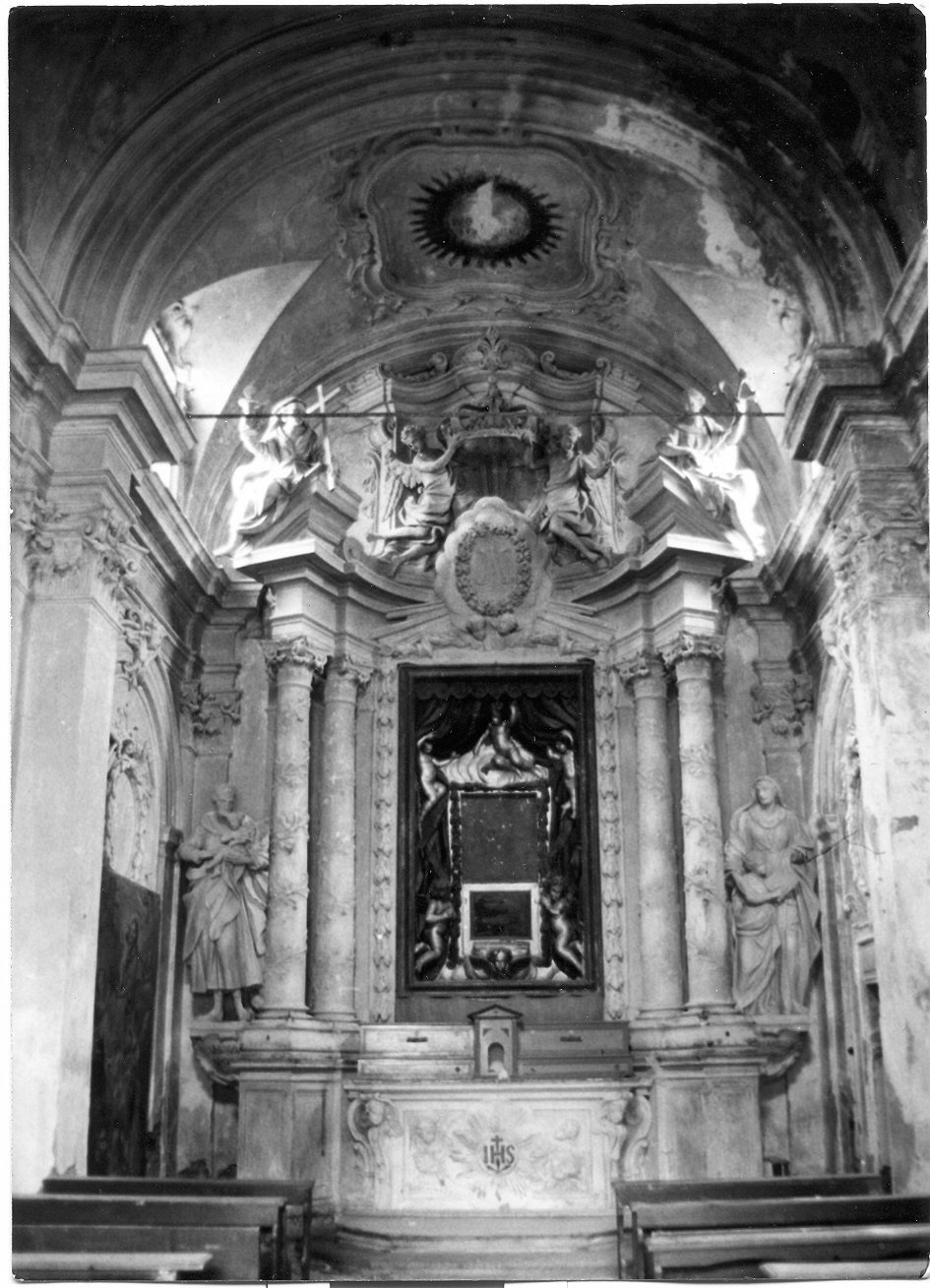 altare maggiore, insieme - ambito romano (inizio sec. XVIII)