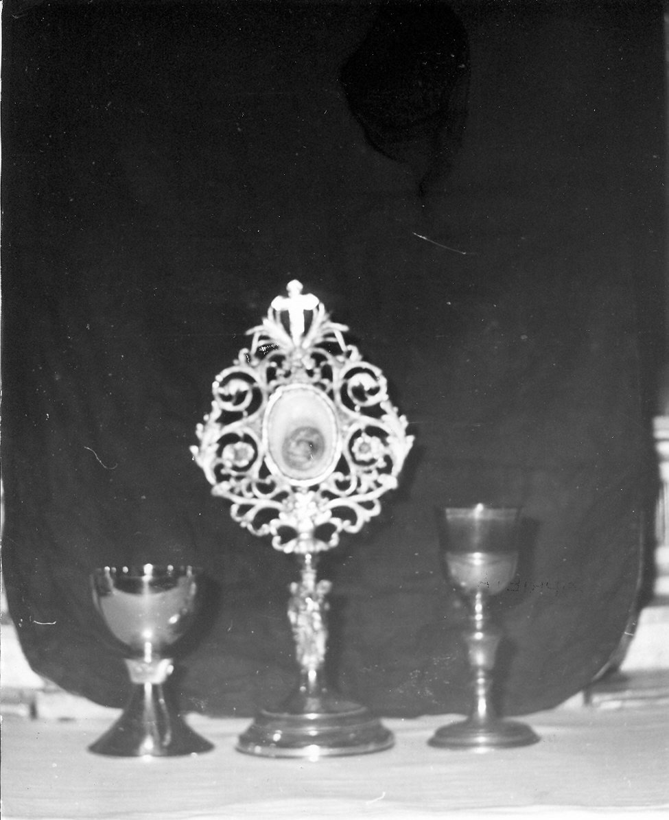 reliquiario a capsula - a medaglione, opera isolata - bottega Italia centrale (sec. XIX)