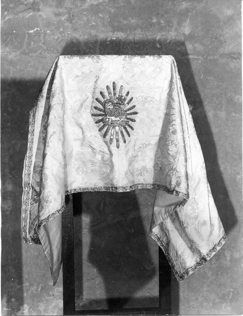 velo omerale, opera isolata - manifattura Italia centrale (sec. XVIII)