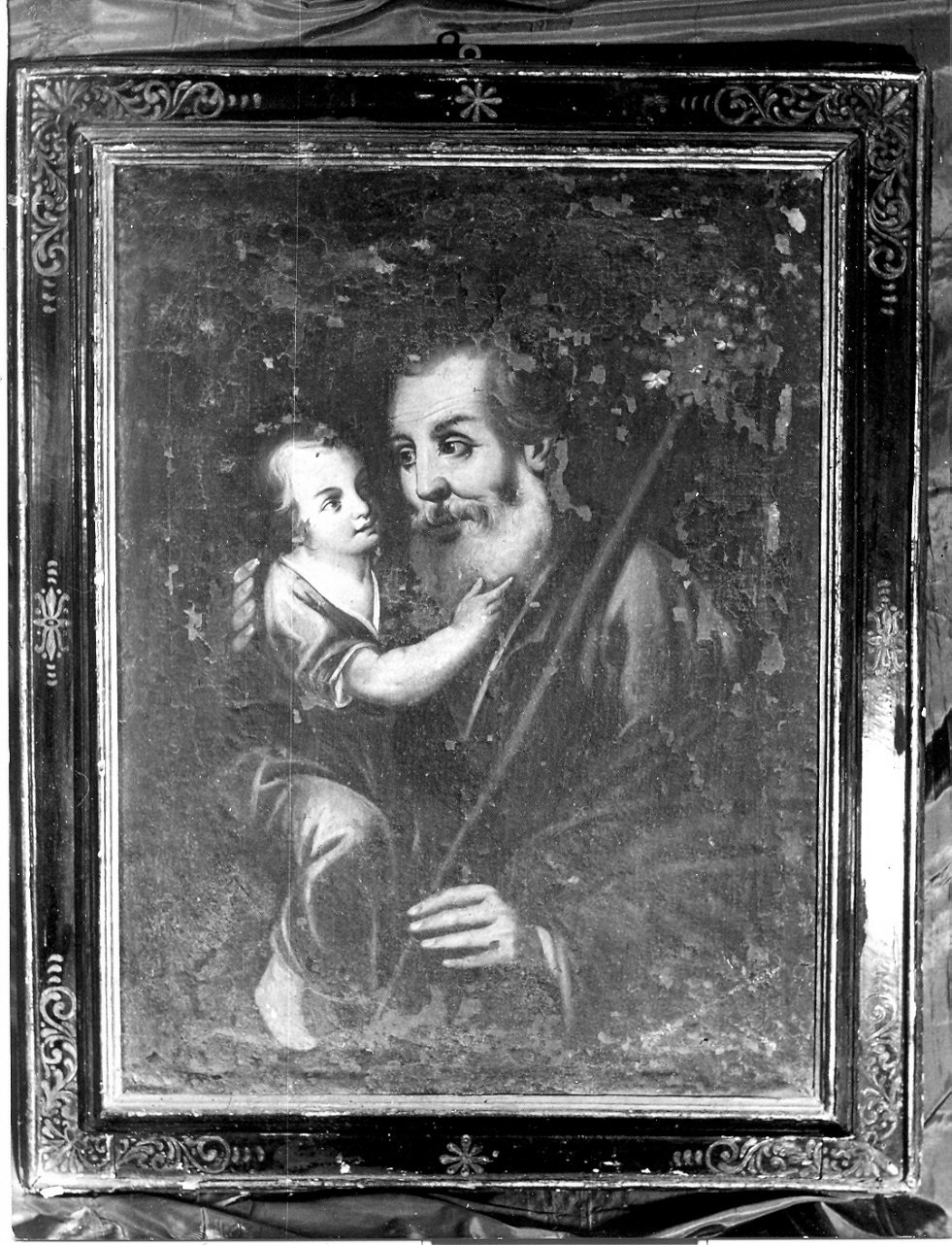 San Giuseppe e Gesù Bambino (dipinto, opera isolata) - ambito Italia centrale (sec. XVIII)