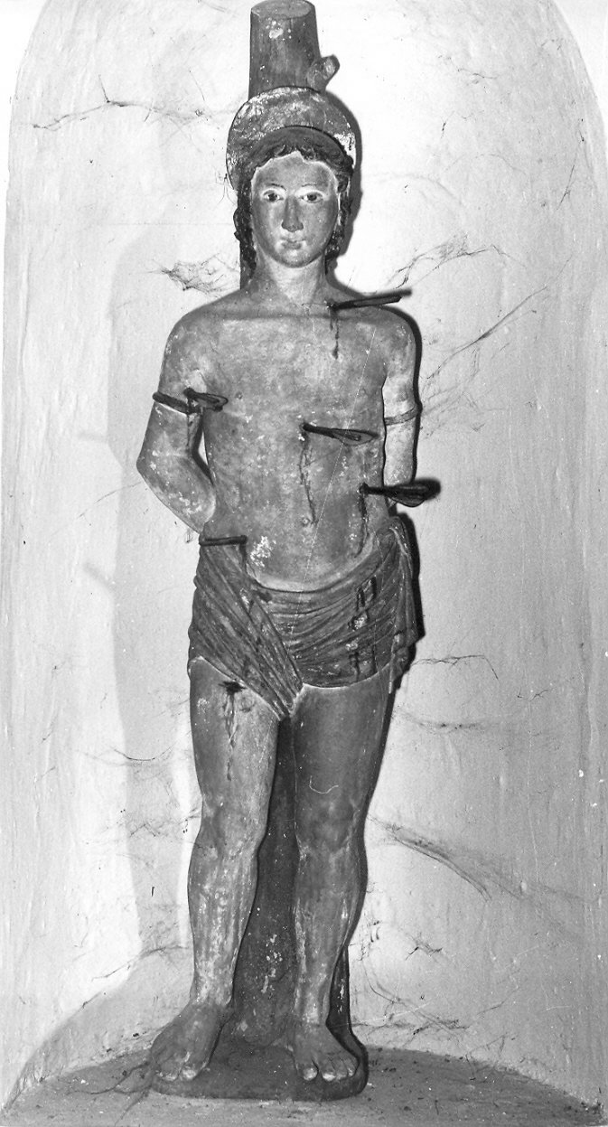 San Sebastiano (statua, opera isolata) - bottega umbra (sec. XVII)