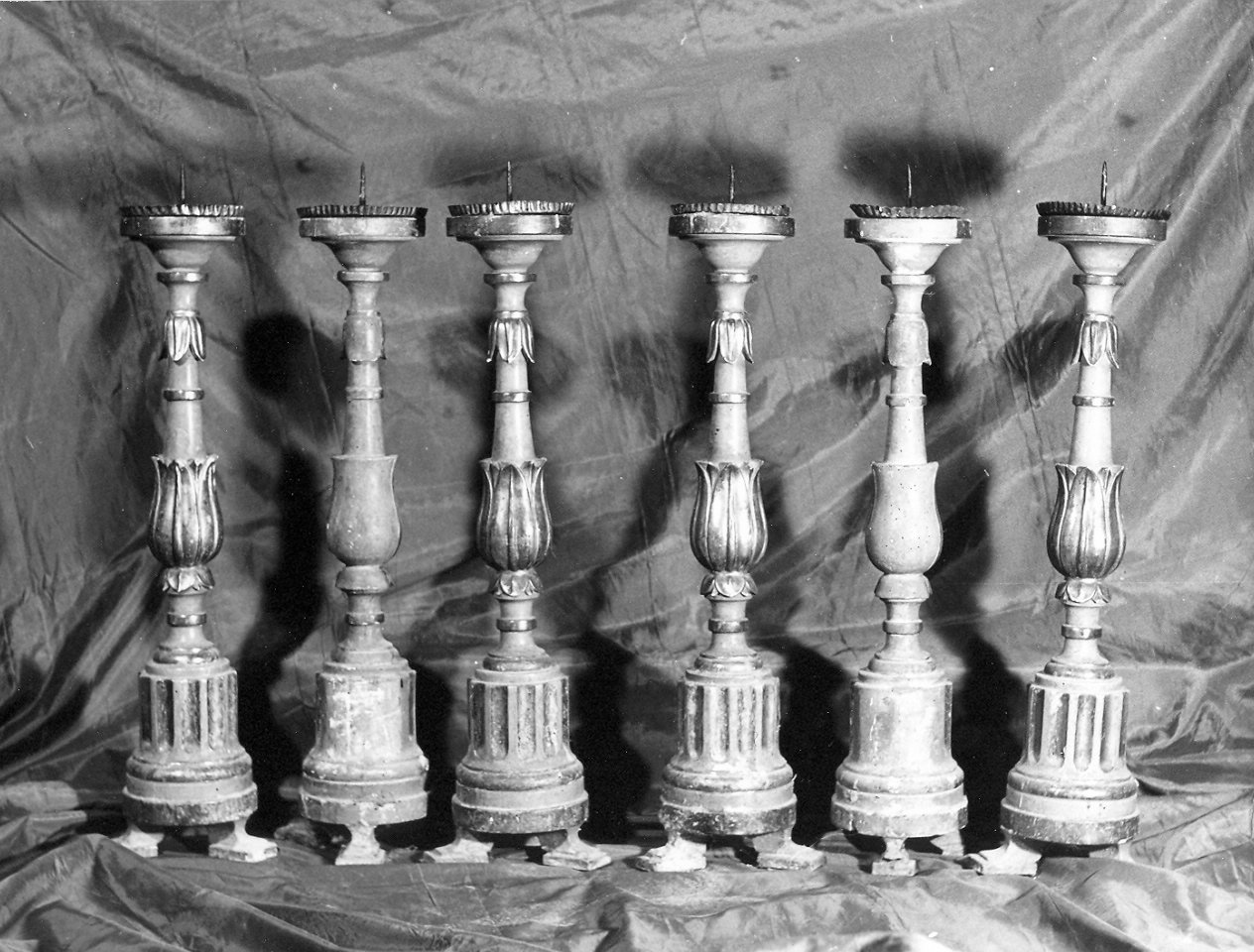 candeliere, opera isolata - bottega umbra (sec. XIX)