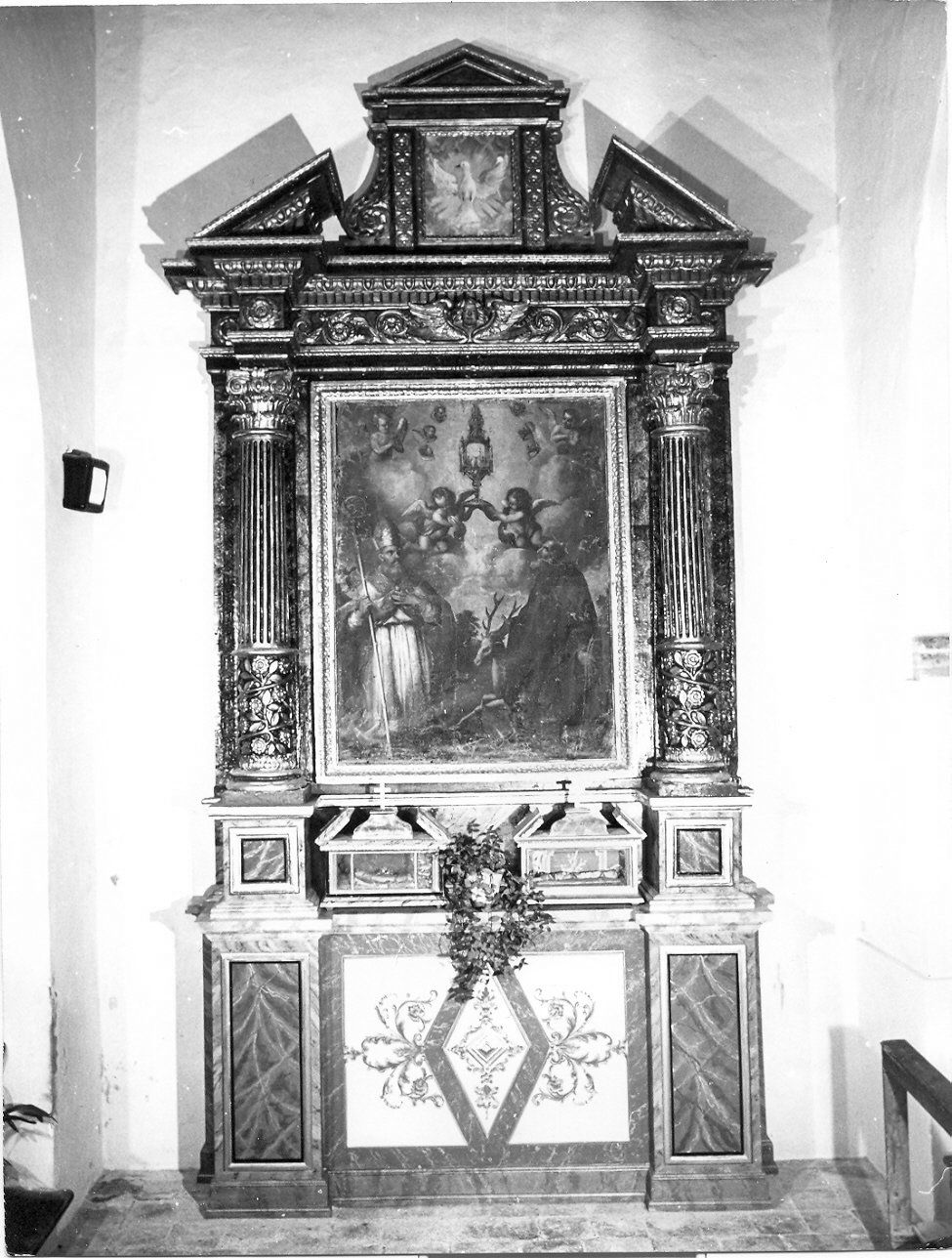 mostra d'altare, elemento d'insieme - ambito umbro (sec. XVII)