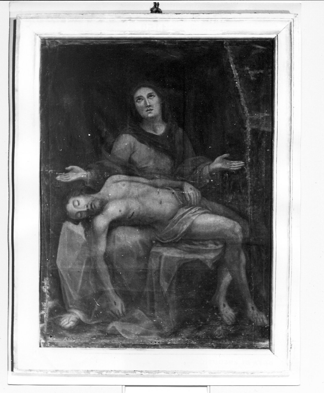 pietà (dipinto, opera isolata) di Troilus Antonio Francesco (attribuito) (sec. XVII)