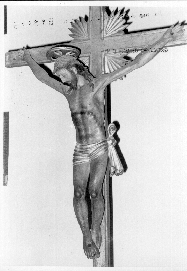 Cristo crocifisso (crocifisso, opera isolata) - bottega umbra (sec. XVII)