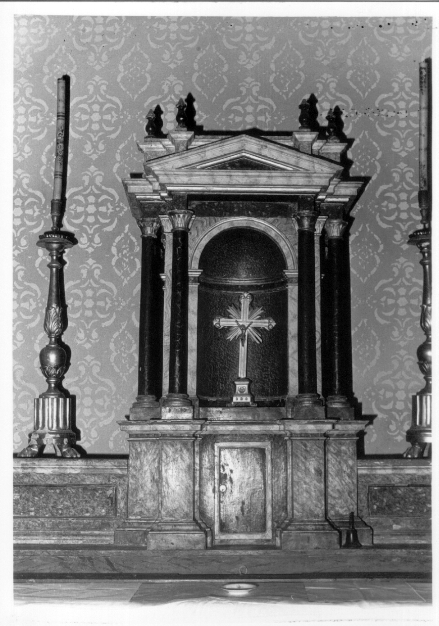 tabernacolo, elemento d'insieme - bottega umbra (sec. XVIII)