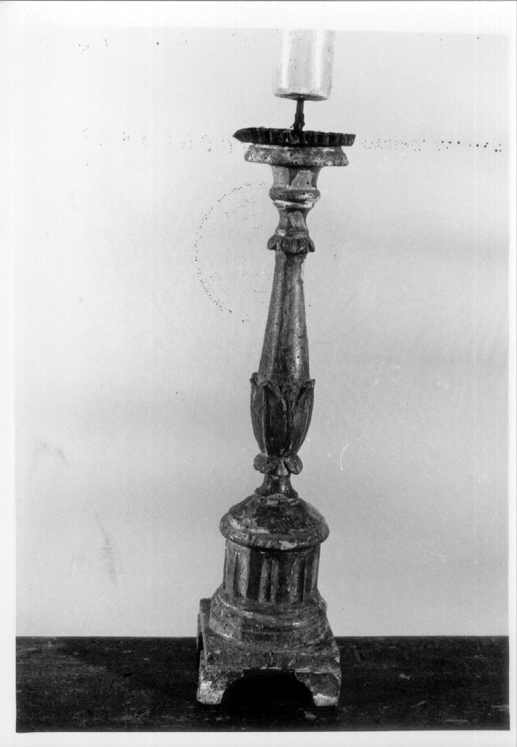 candeliere, coppia - bottega umbra (sec. XVIII)