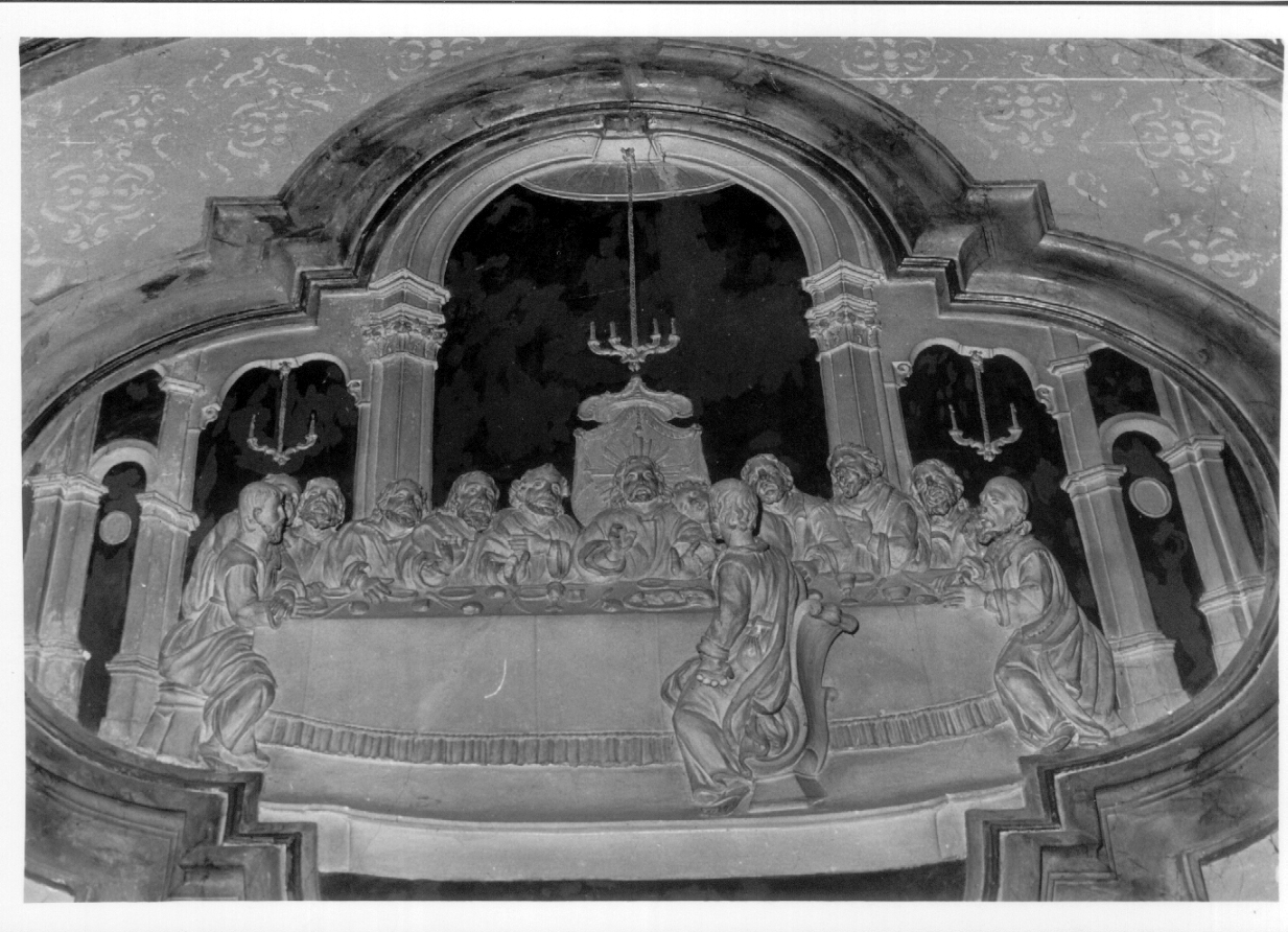 ultima cena (rilievo, opera isolata) - bottega umbra (sec. XVIII)