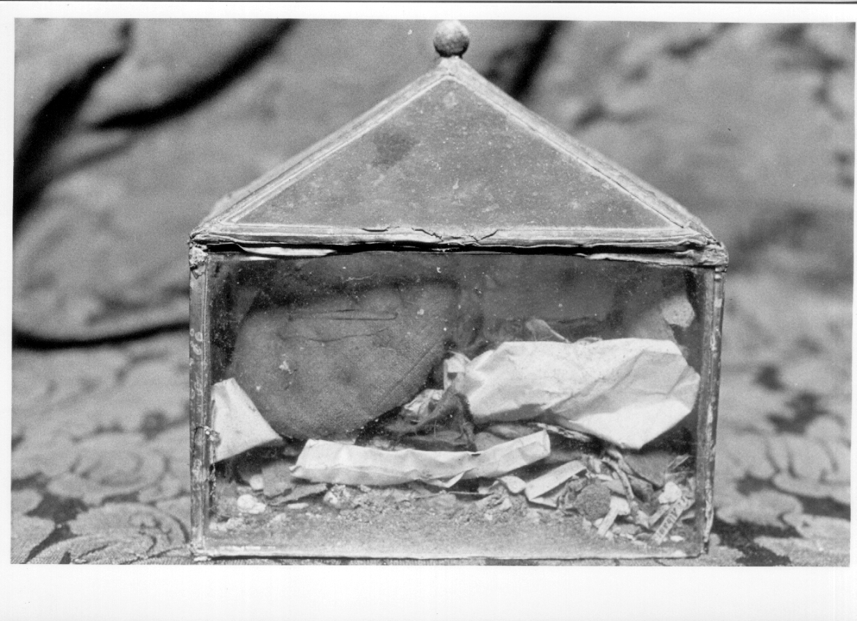 reliquiario a teca - a urna, opera isolata - bottega umbra (seconda metà sec. XVIII)