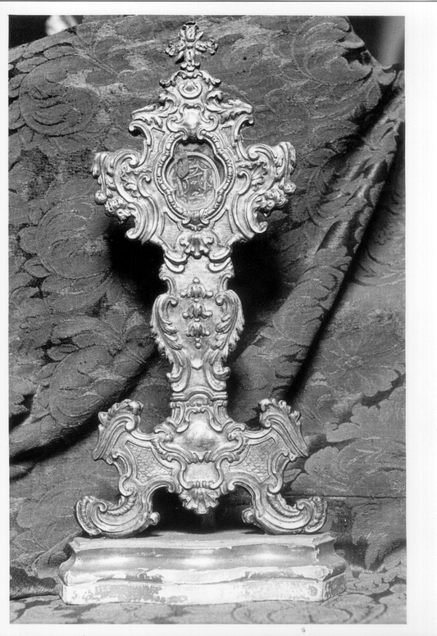 reliquiario - a ostensorio, opera isolata - bottega umbra (sec. XVIII)