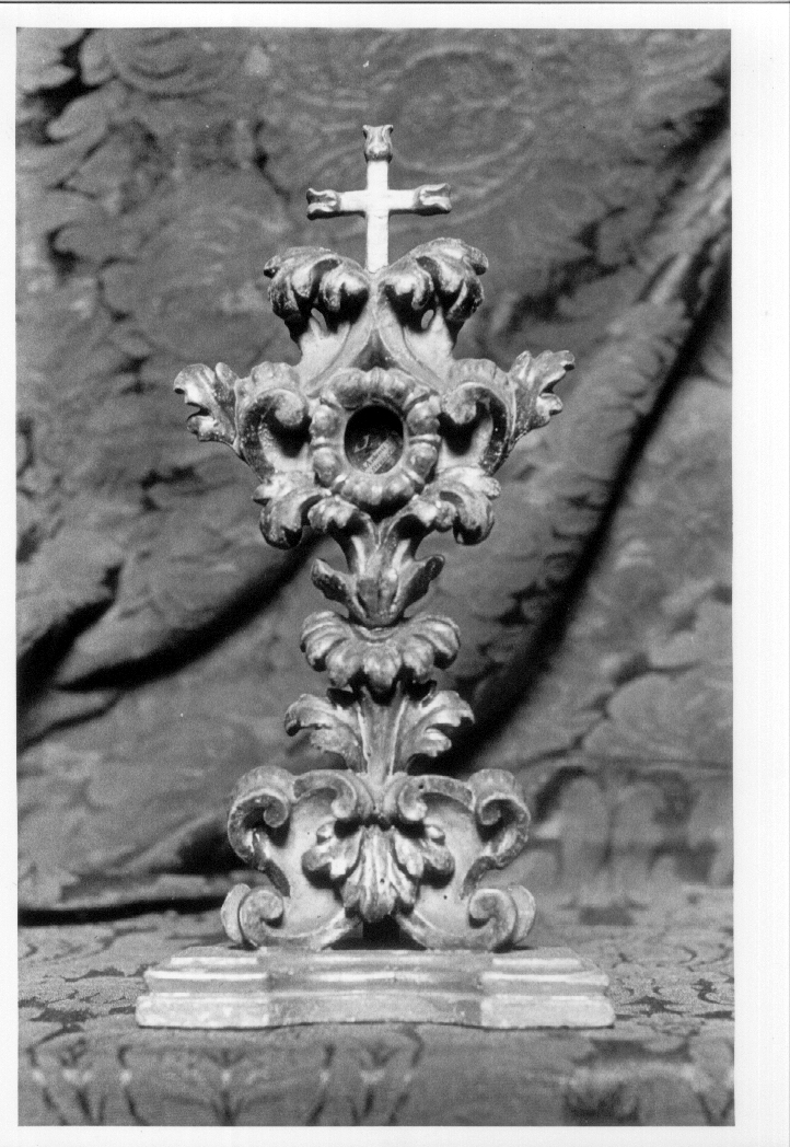 reliquiario - a ostensorio, opera isolata - bottega umbra (sec. XVII)