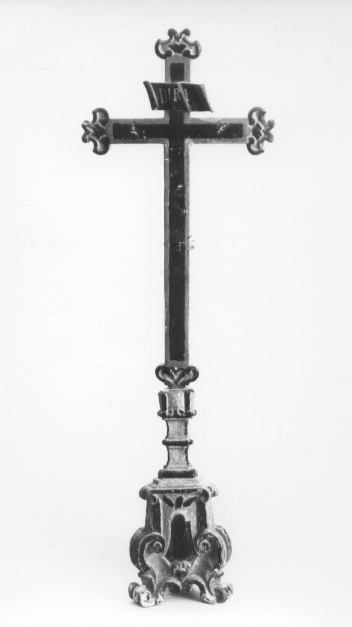 croce d'altare, opera isolata - bottega Italia centrale (fine sec. XVIII)
