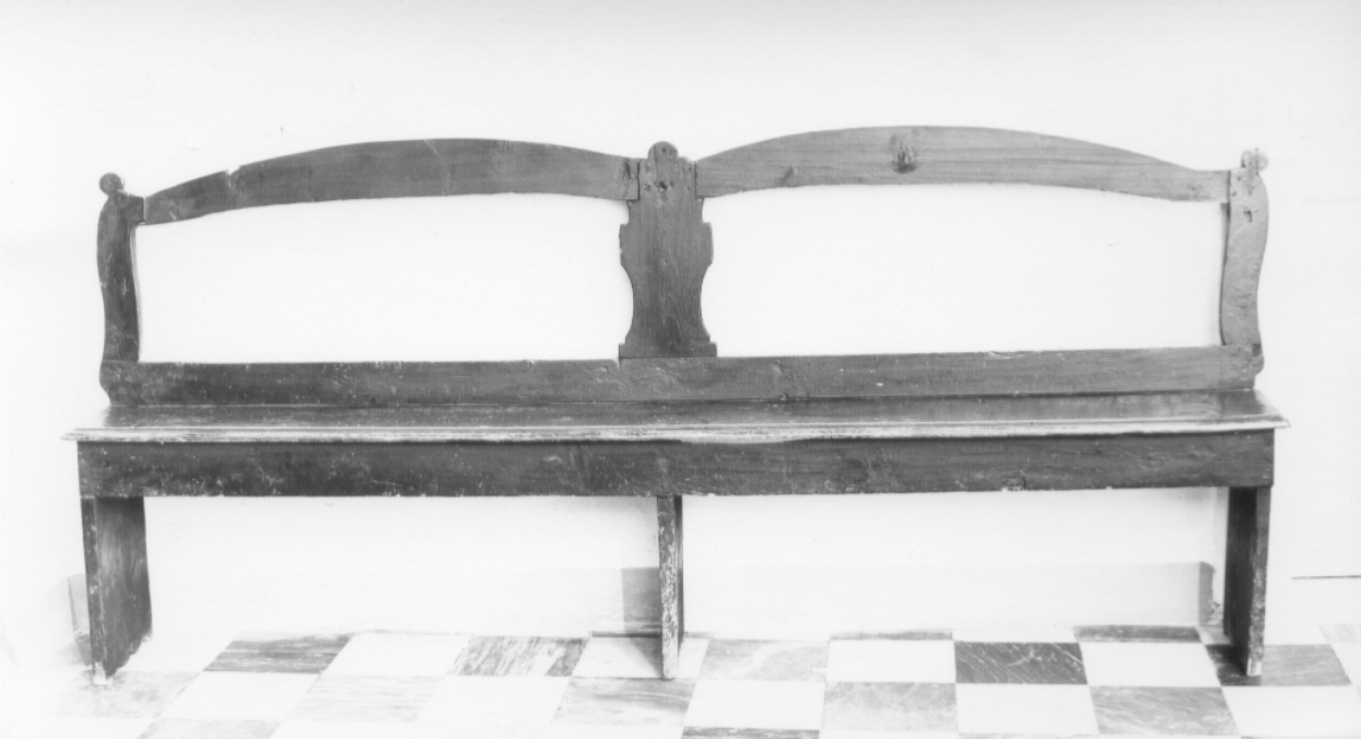 banco da chiesa, opera isolata - bottega umbra (sec. XVIII)