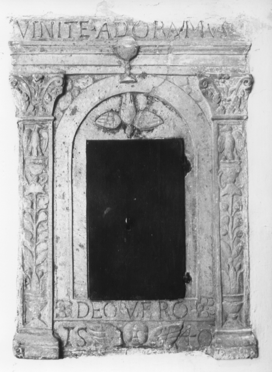 tabernacolo murale, opera isolata - bottega Italia centrale (sec. XVI)