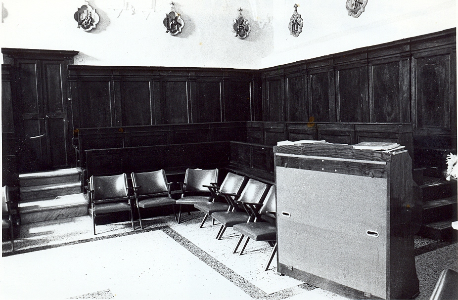 stalli del coro, insieme - ambito umbro (primo quarto sec. XIX)