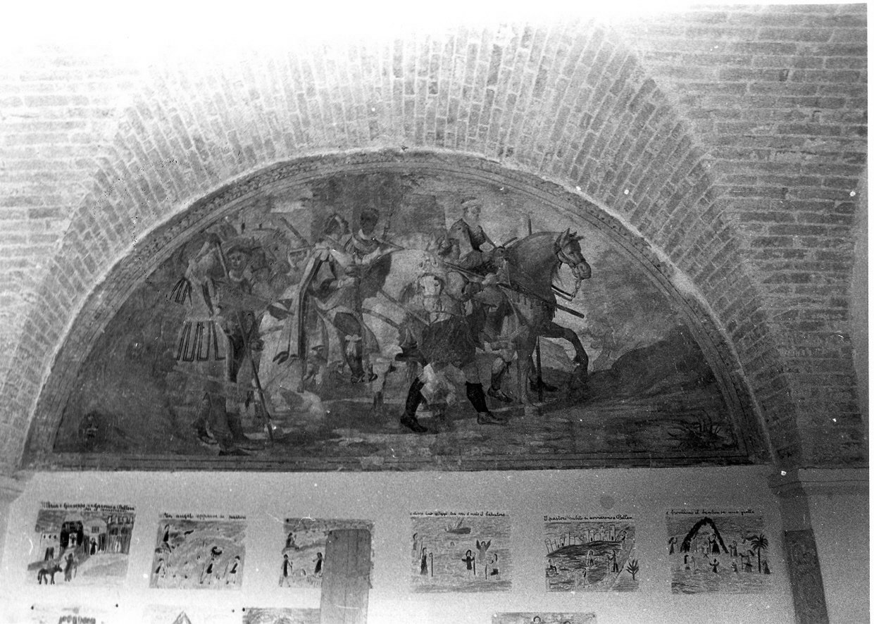 adorazione dei Re Magi (dipinto, opera isolata) - ambito umbro (seconda metà sec. XVII)