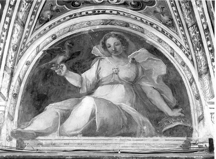 figure femminili (dipinto, elemento d'insieme) di Bandiera Benedetto (attribuito) (fine sec. XVI)