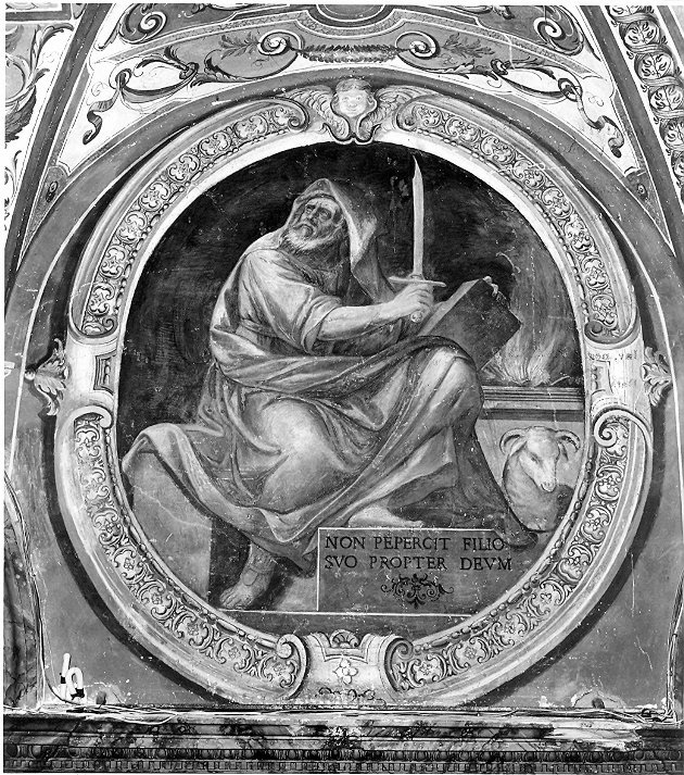 Abramo (dipinto, elemento d'insieme) di Bandiera Benedetto (attribuito), Pecennini Scilla (attribuito) (seconda metà sec. XVI)
