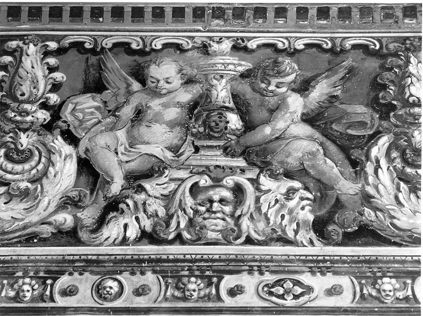 putti alati (dipinto, elemento d'insieme) di Bandiera Benedetto (attribuito) (secc. XVI/ XVII)
