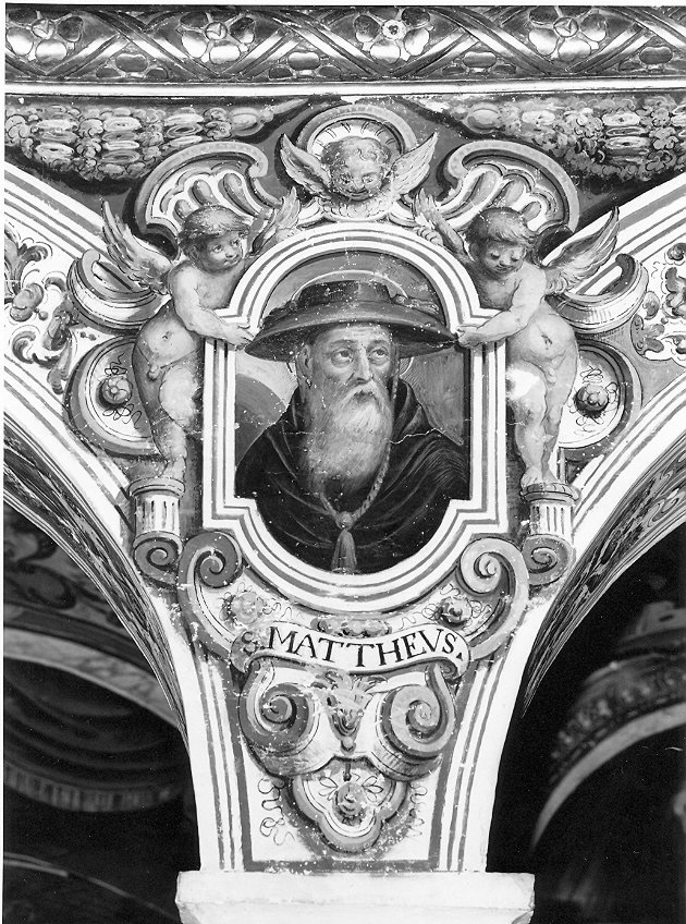 San Matteo, Santo (dipinto, elemento d'insieme) di Bandiera Benedetto (attribuito) (secc. XVI/ XVII)