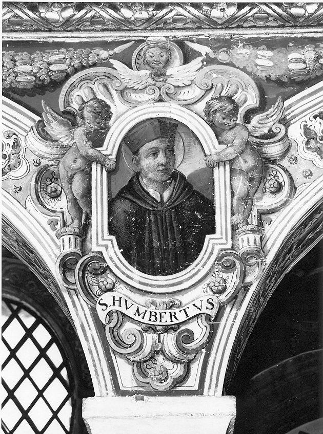 Sant'Umberto, Santo (dipinto, elemento d'insieme) di Bandiera Benedetto (attribuito) (secc. XVI/ XVII)