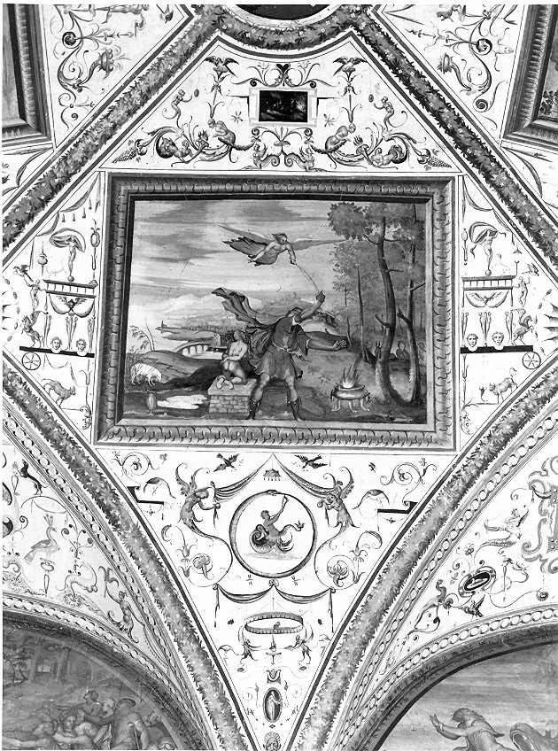 Sacrificio di Abramo, Abramo (dipinto, elemento d'insieme) di Pecennini Scilla (attribuito) (seconda metà sec. XVI)