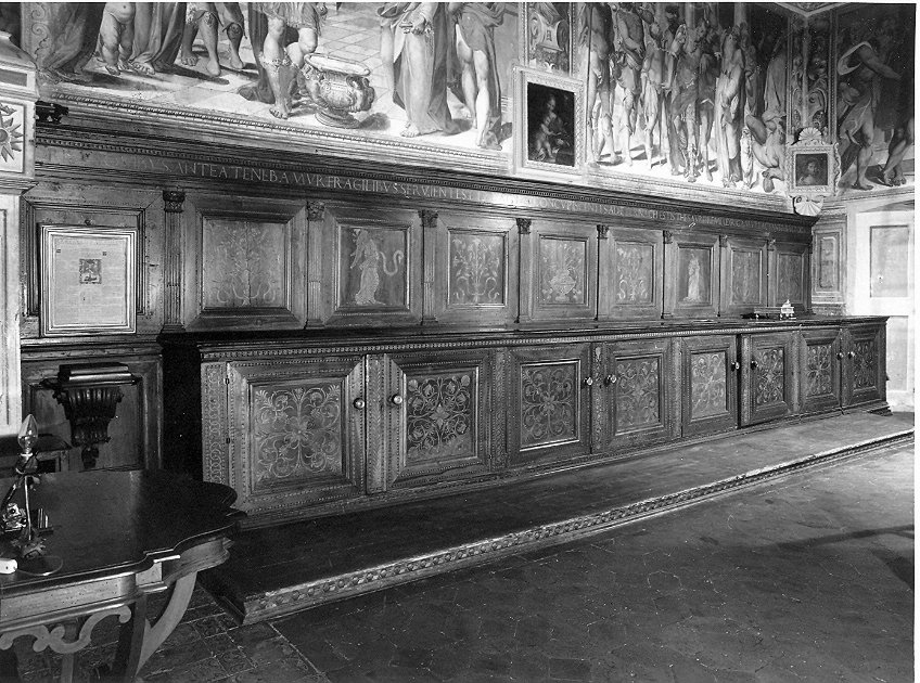 paratoio, insieme di Di Francesco Giusto di Incisa (attribuito), Di Filippo Giovanni da Fiesole (attribuito) (sec. XV)