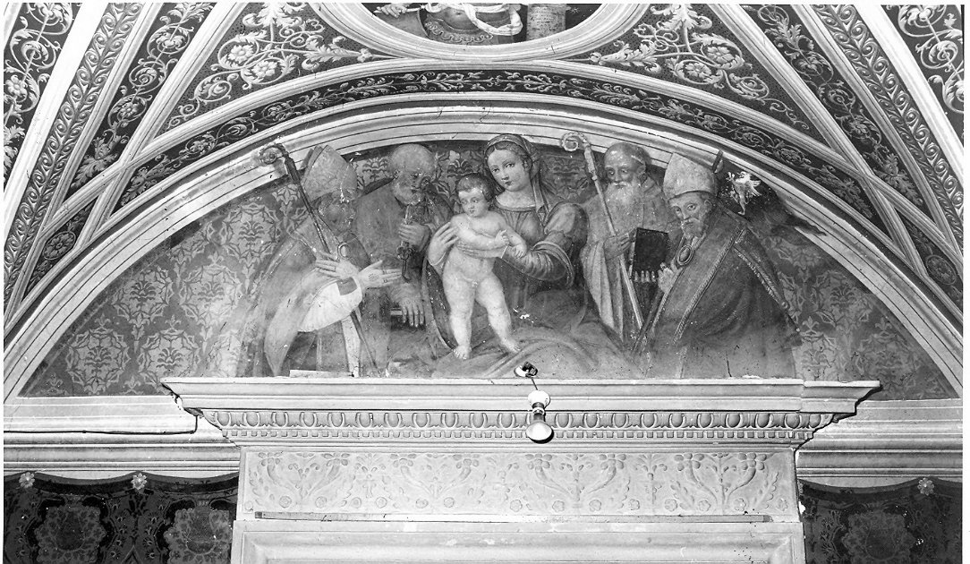 Madonna con Bambino e Santi (dipinto, elemento d'insieme) - ambito umbro (sec. XVI)
