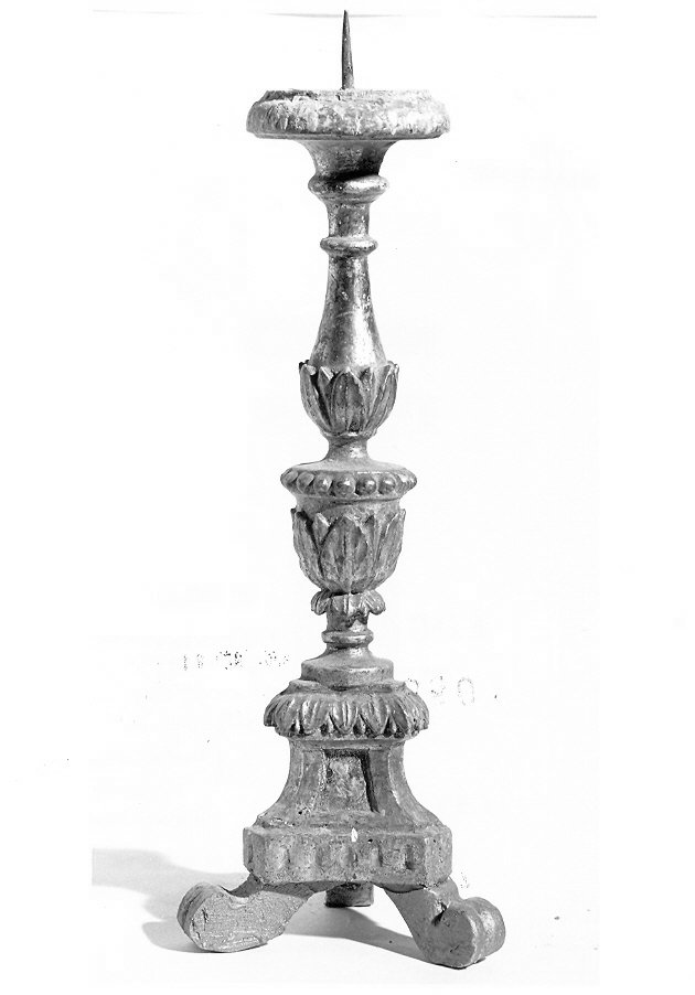 candeliere, serie - bottega umbra (sec. XVIII)