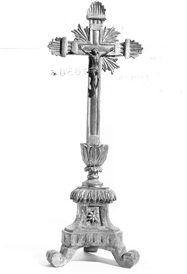 croce d'altare, opera isolata - bottega umbra (sec. XVIII)