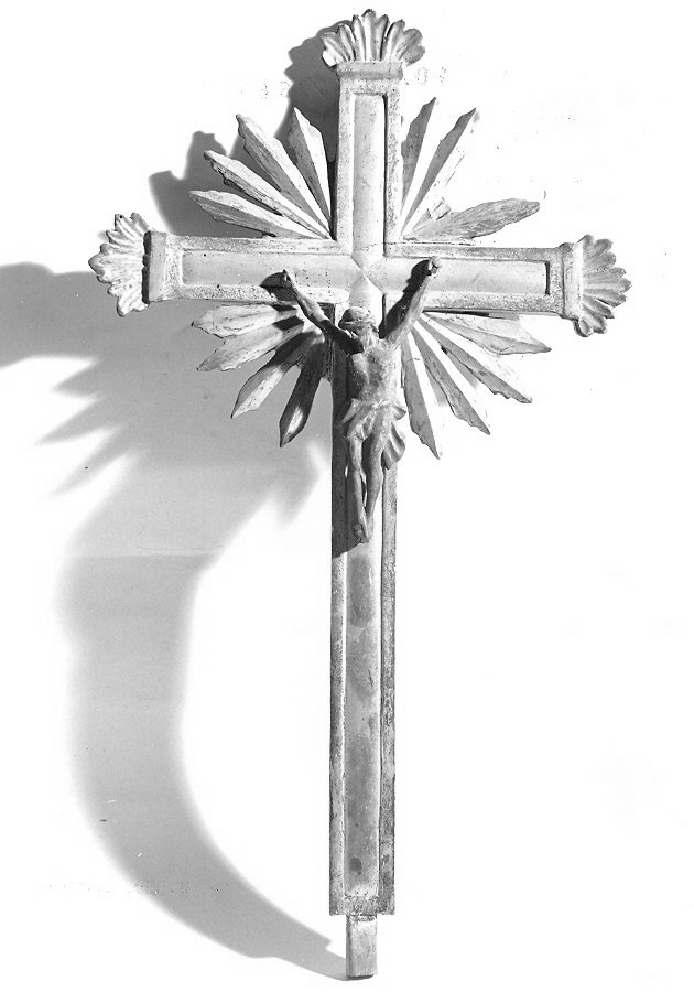croce d'altare, opera isolata - bottega umbra (sec. XVIII)