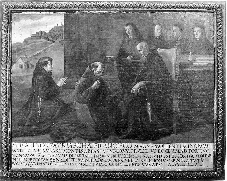 San Francesco d'Assisi (dipinto, opera isolata) - ambito umbro (sec. XVII)