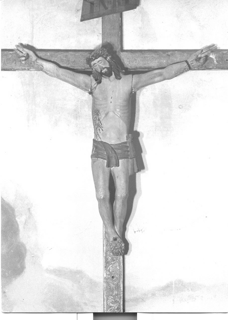 crocifisso, opera isolata - bottega Italia centrale (sec. XVII)