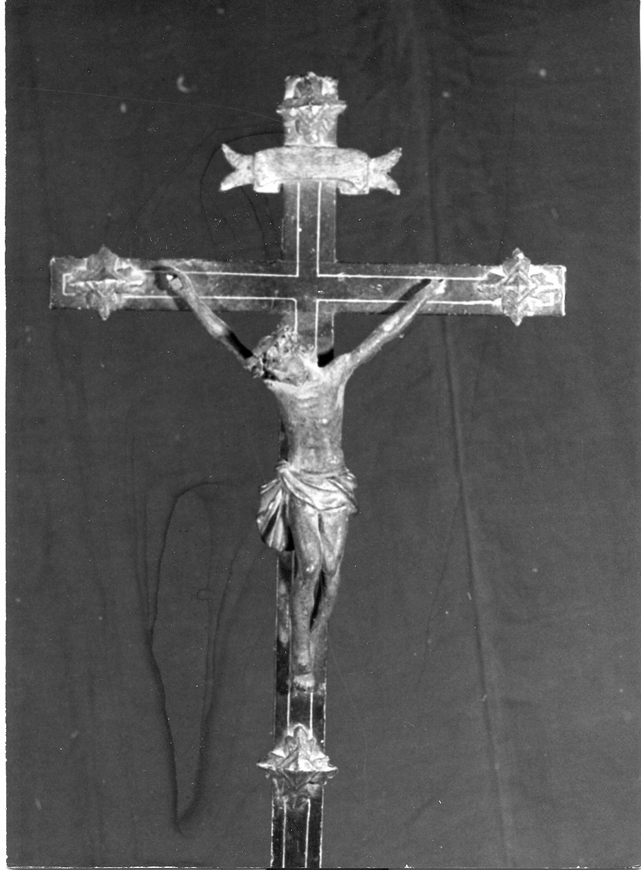 crocifisso, opera isolata - bottega Italia centrale (sec. XVII)