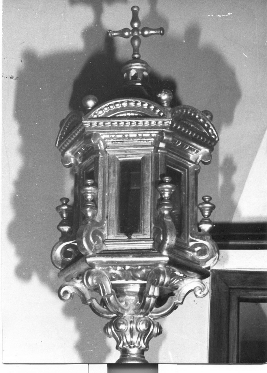 lanterna processionale, opera isolata - bottega Italia centrale (sec. XVIII)