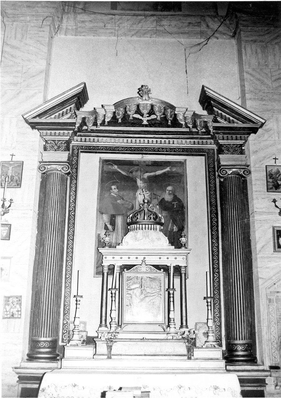 altare - a edicola, insieme - ambito umbro (sec. XVI)
