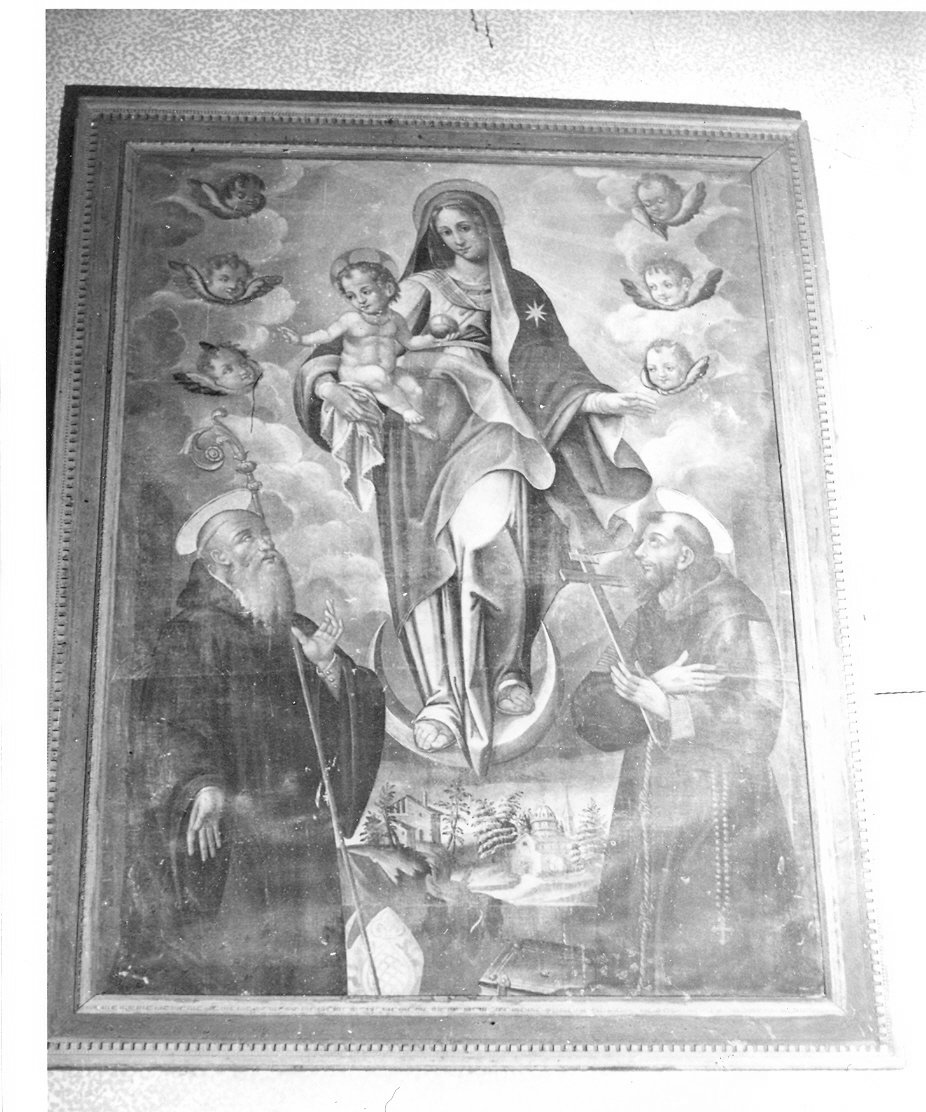 Madonna con Bambino e Santi (dipinto, opera isolata) - ambito umbro (sec. XVII)