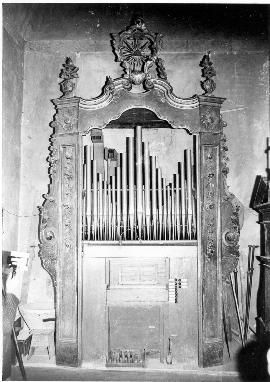 cassa d'organo, insieme - bottega marchigiana (sec. XVIII)