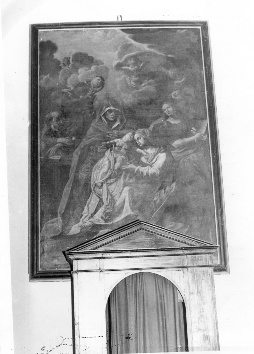 visitazione (dipinto, opera isolata) - ambito Italia centrale (sec. XVII)