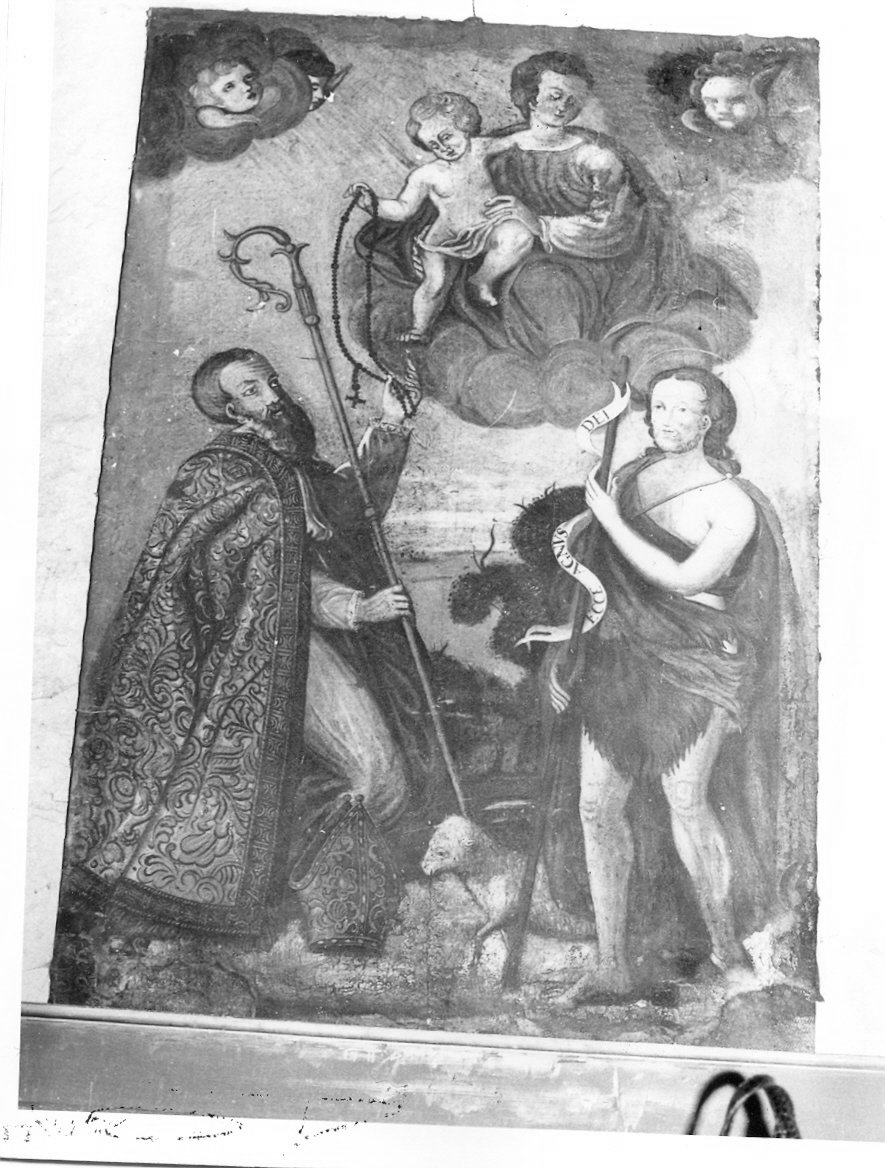 Madonna del Rosario (dipinto, opera isolata) - ambito Italia centrale (sec. XVII)