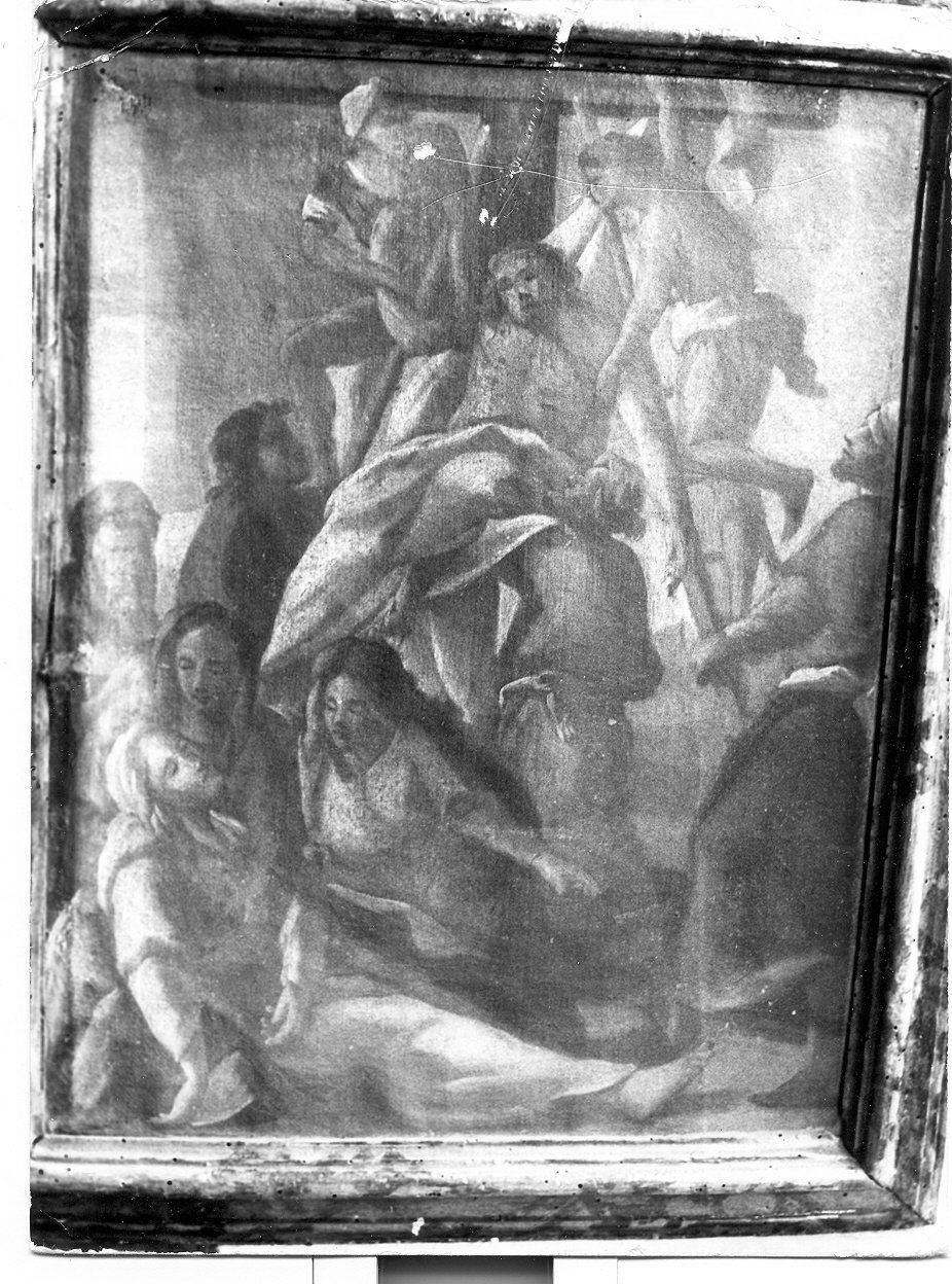 stazione XIII: Gesù deposto dalla croce (dipinto, elemento d'insieme) - ambito Italia centrale (sec. XVII)