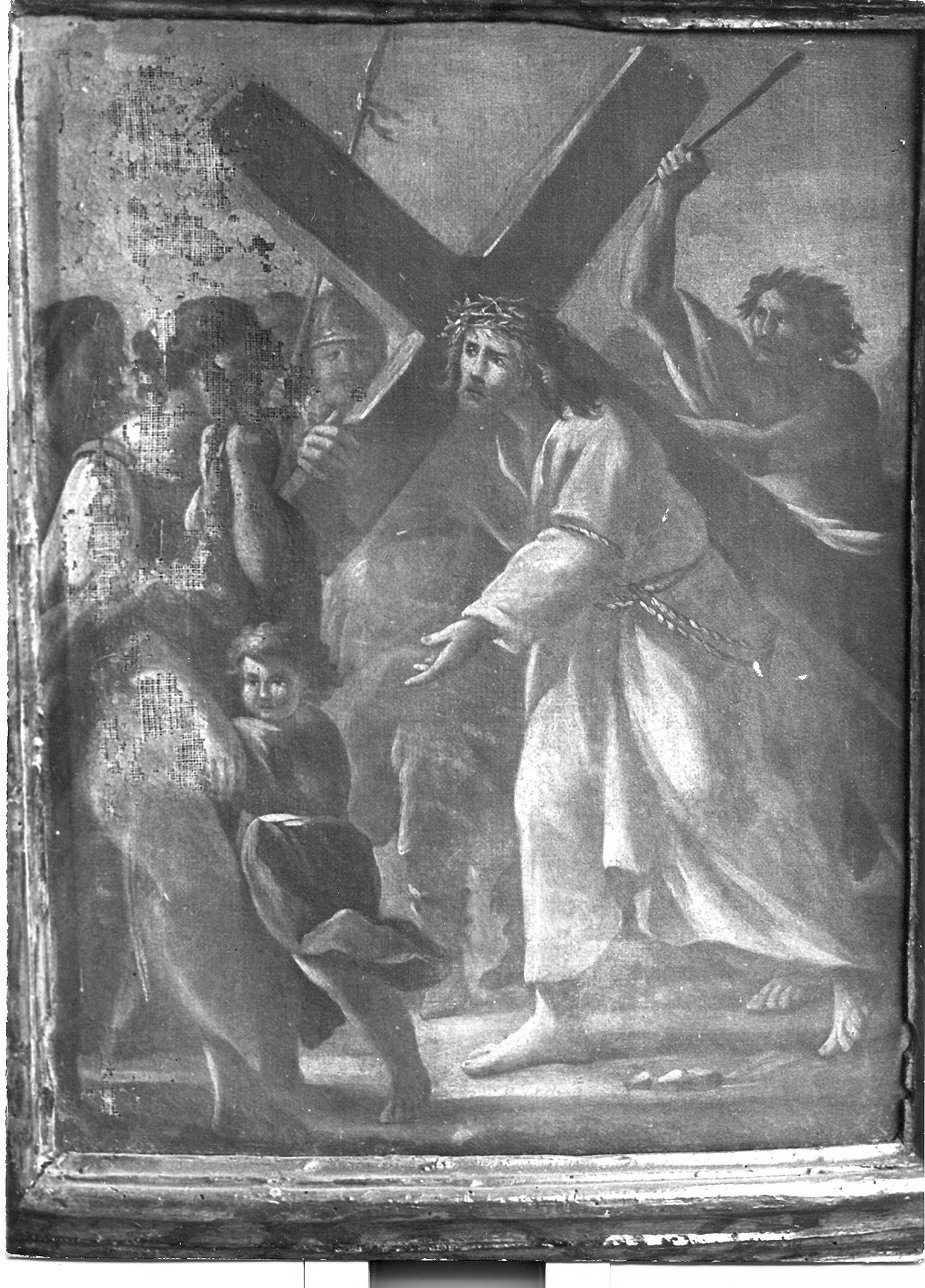 stazione VIII: Gesù consola le donne di Gerusalemme (dipinto, elemento d'insieme) - ambito Italia centrale (sec. XVII)