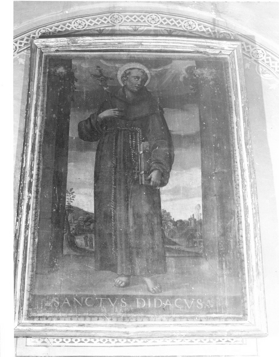 Santo francescano (dipinto, opera isolata) di Sensini Pietro Paolo (attribuito) (sec. XVII)